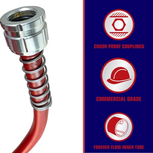 100 ft Red Garden Hose E207666