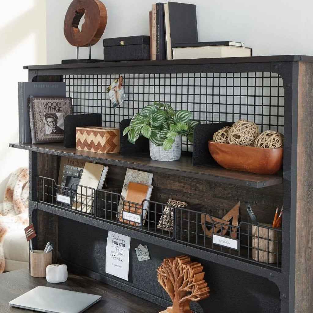 Computer Desk & Computer Hutch H69064