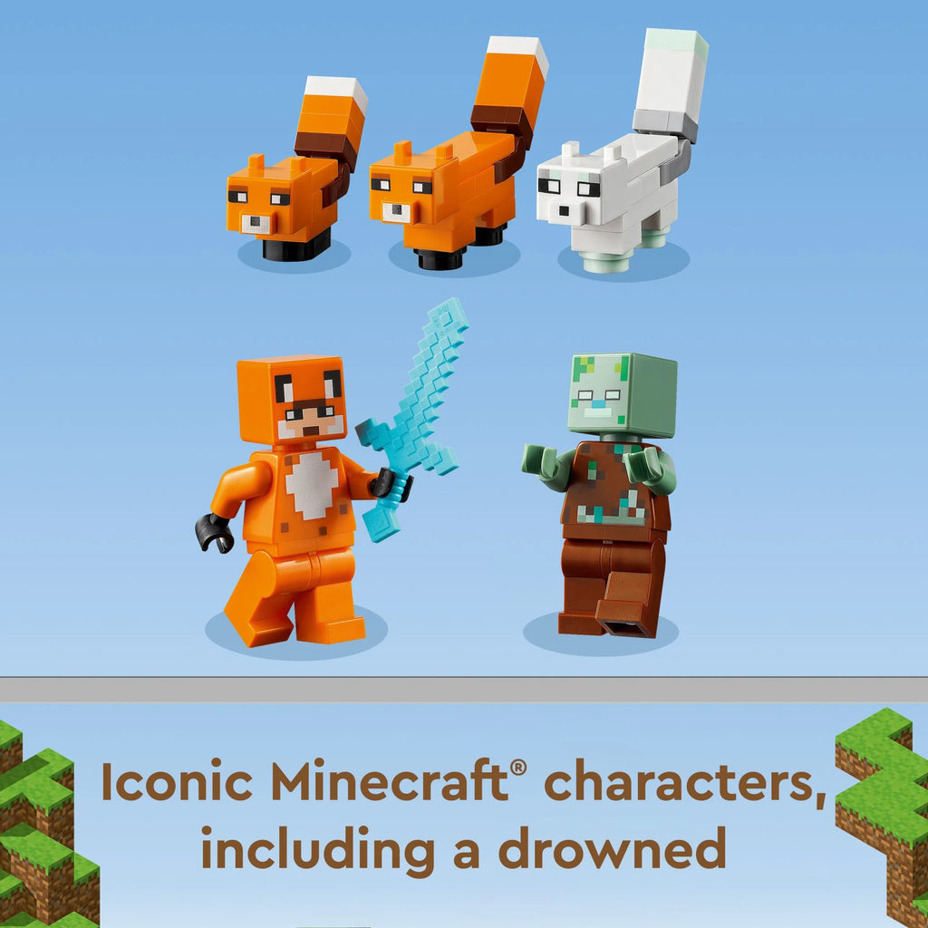 Minecraft Fox Lodge House Building Set Q7987