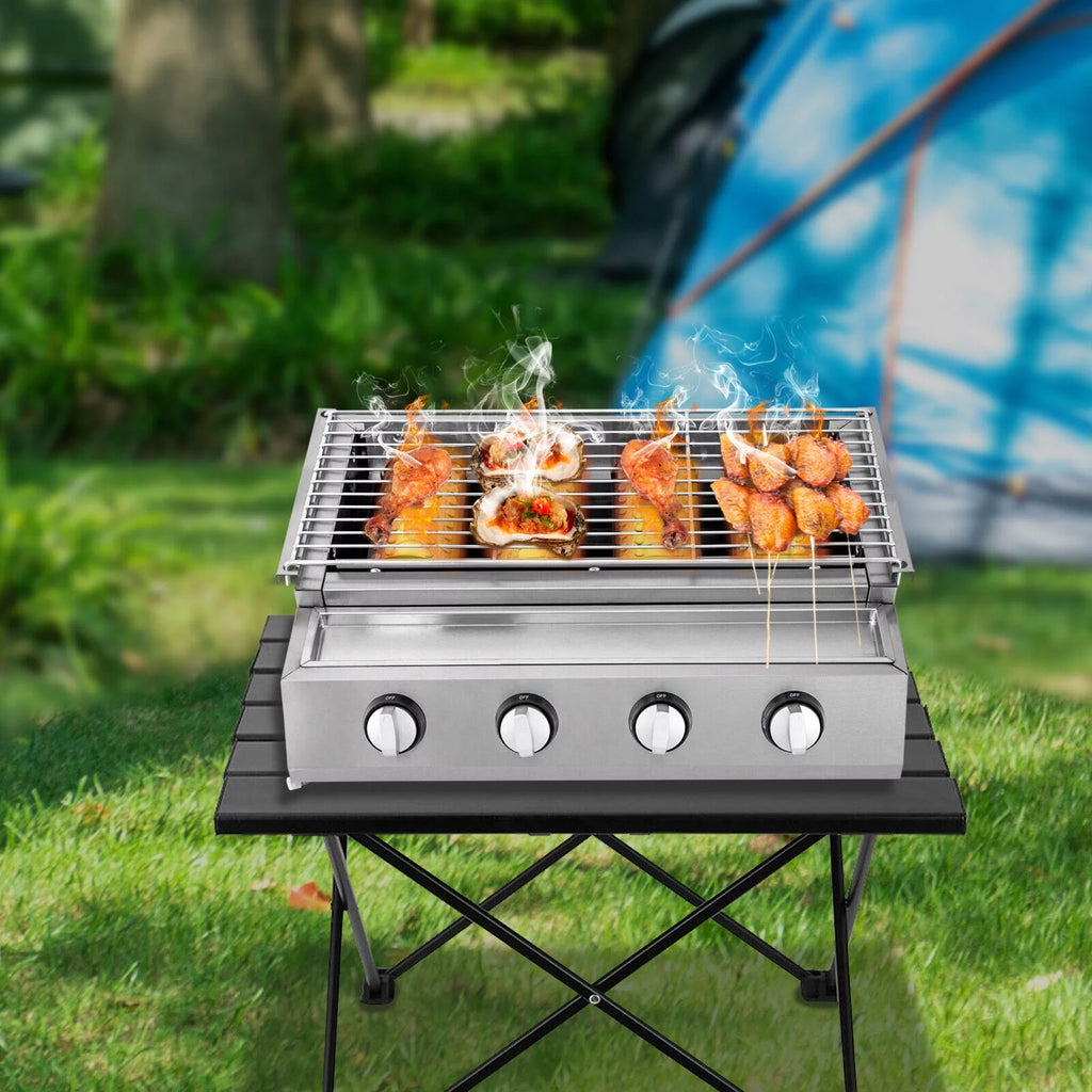 Stainless Steel 4 Burners Gas BBQ Grill P866127