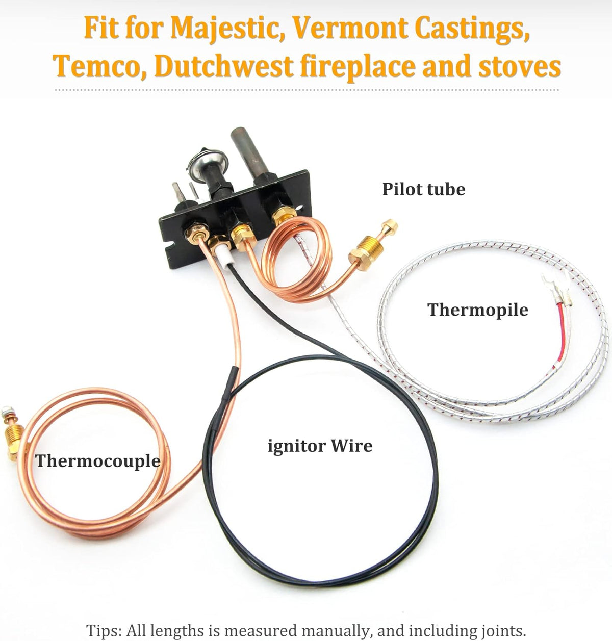 Propane and Natural Gas 3 Way Pilot Assembly Y757