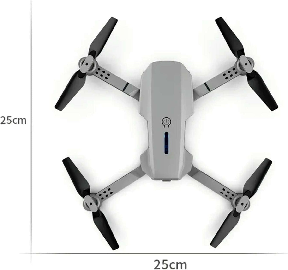 Black Foldable RC Helicopter Drone with 1080P Dual HD Camera A1522