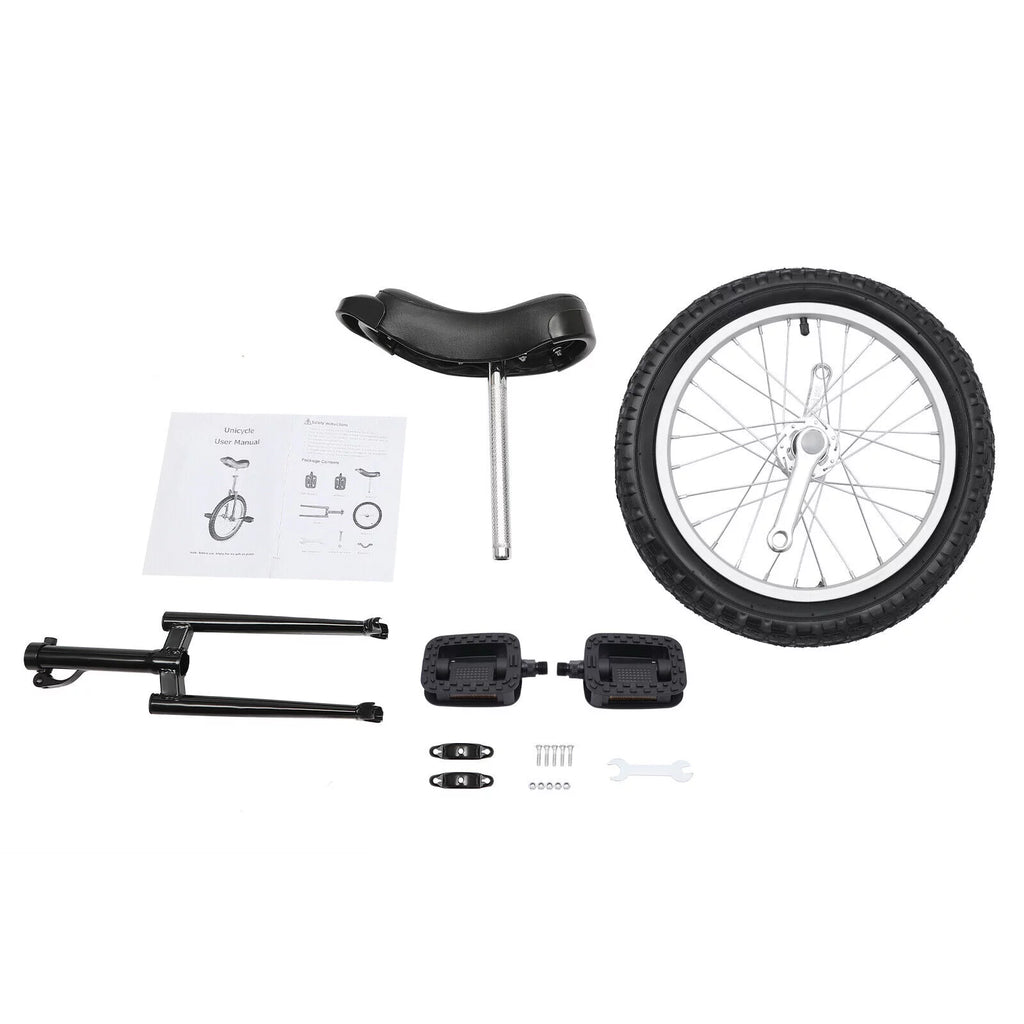 24 Inch Wheel Outdoor Unicycle Adjustable Seat Exercise Bicycle M31509