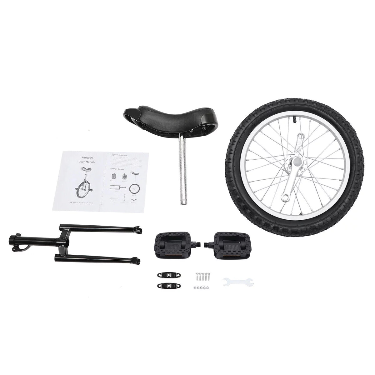 24 Inch Wheel Outdoor Unicycle Adjustable Seat Exercise Bicycle M31509