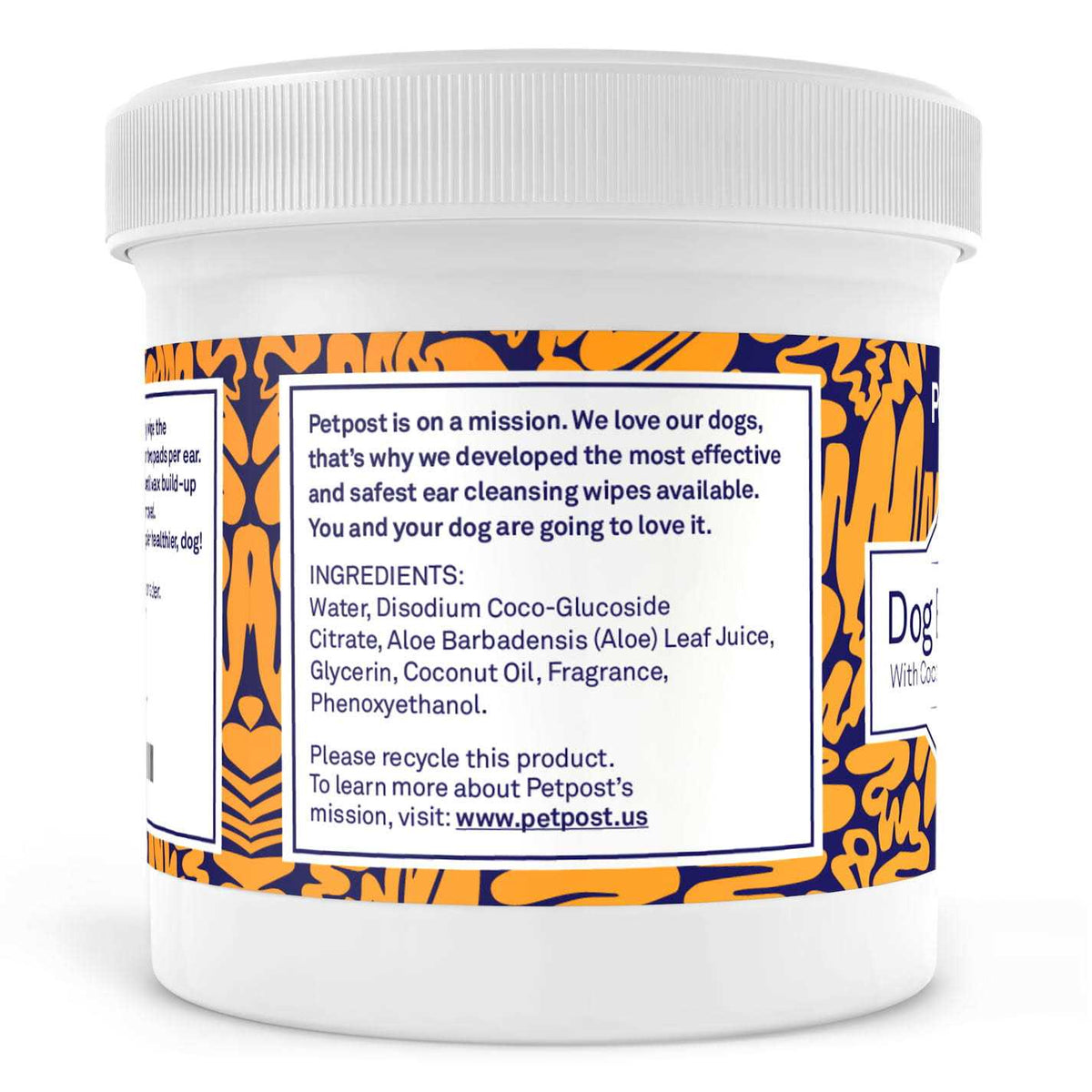 Coconut Oil Ear Cleaner Wipes F203538