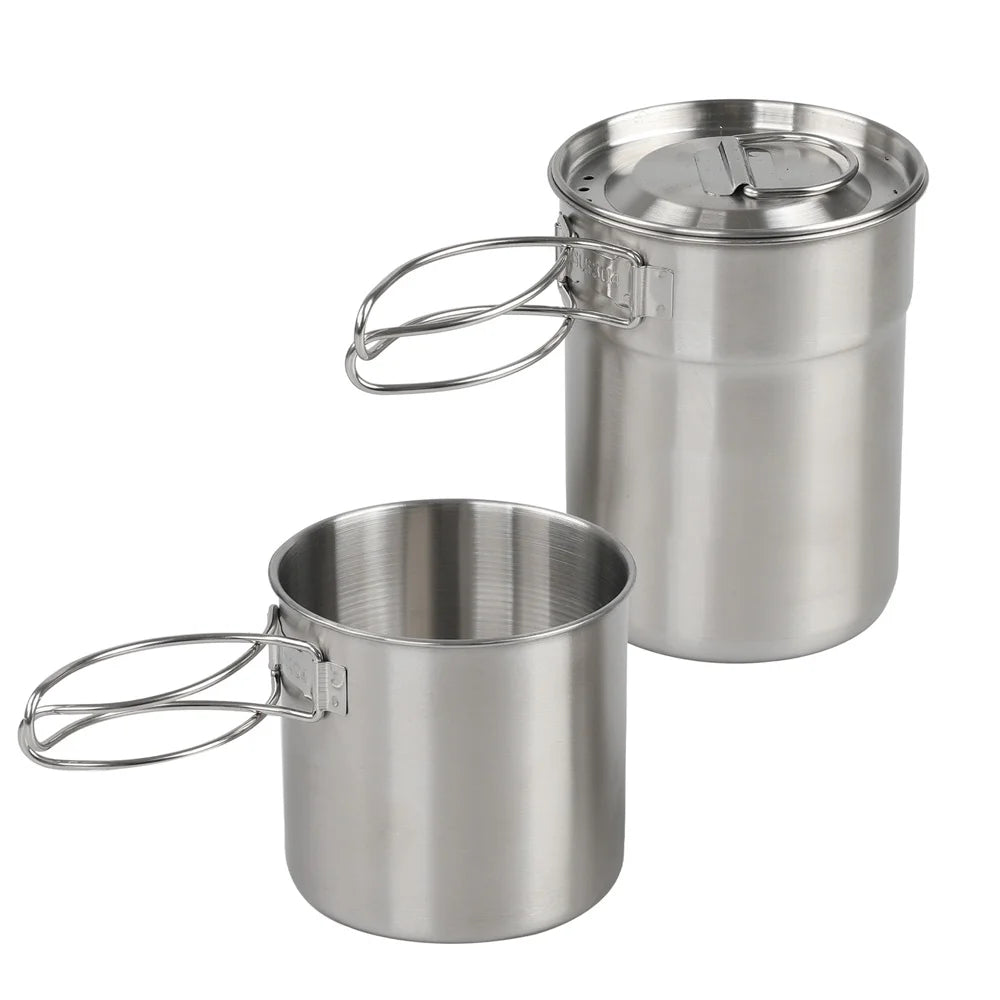 Stainless Steel Camping Cookware Set C906998