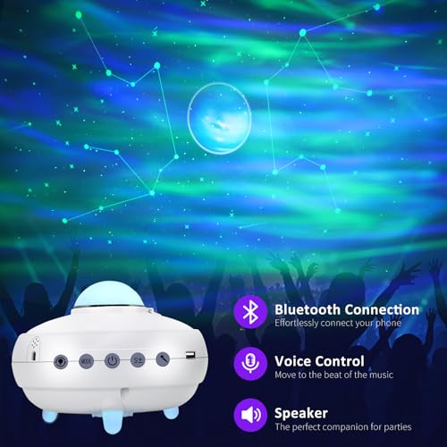 Laser Christmas Projector Lights Outdoor, Red and Green Stars, IP65 Waterproof O182574