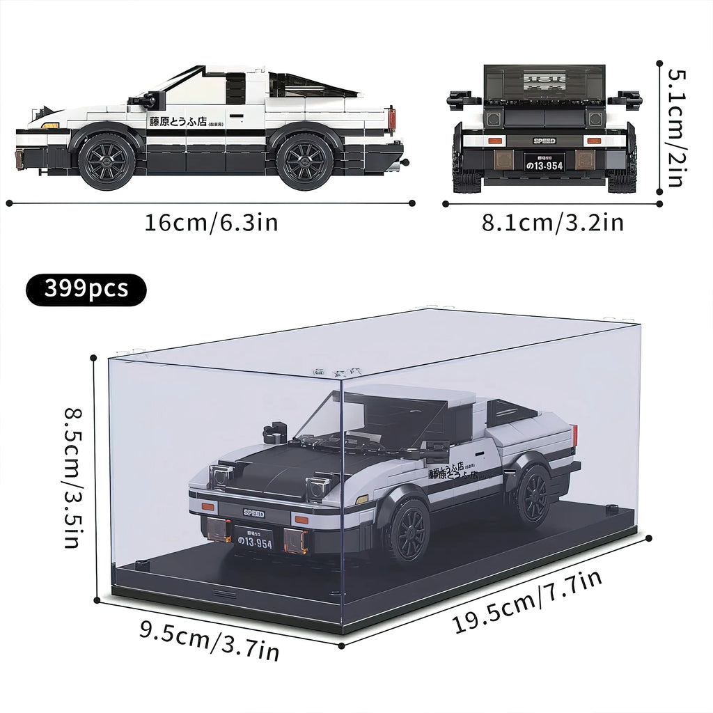 White Speed Champions Car Building Block Set Z73358