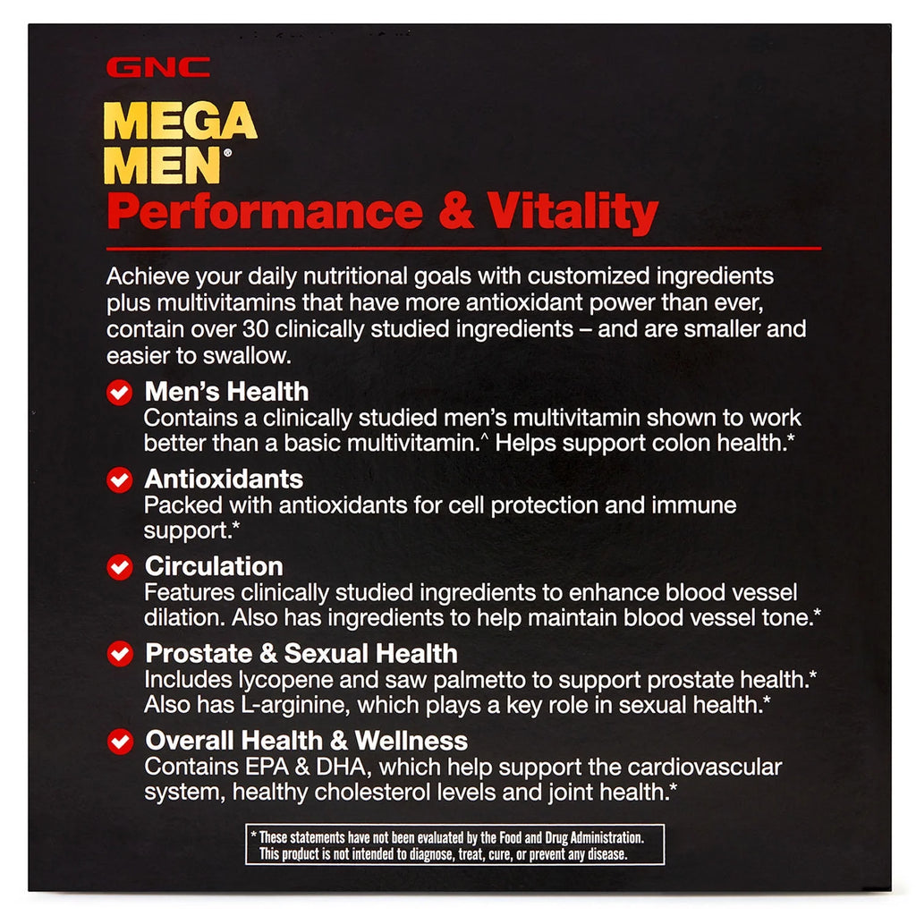 Mega Men Performance & Vitality Vitapak C703658