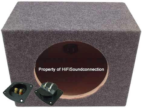 Single 15" Sealed Subwoofer Box Enclosure 3/4" MDF Wood Pack of 2 Z53689