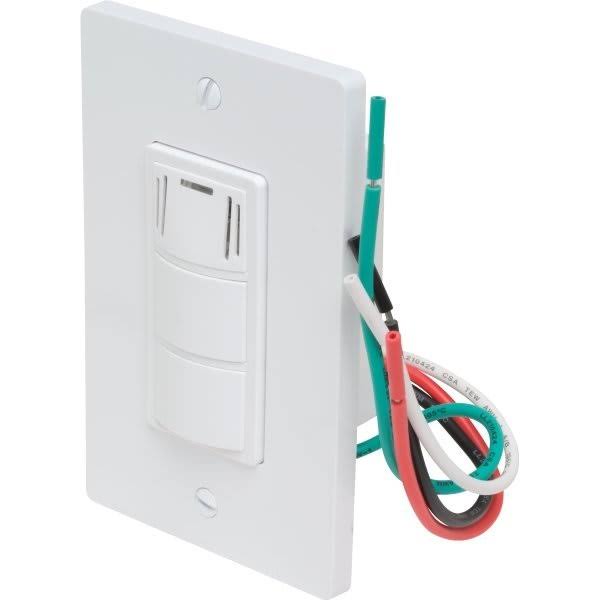White Bath Fan Control Q7577