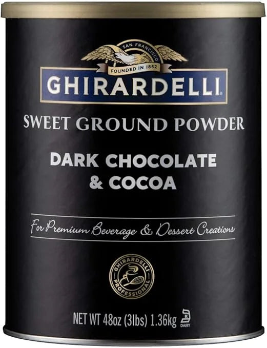 Dark Chocolate & Cocoa Sweet Ground Powder, 3 lb B86720