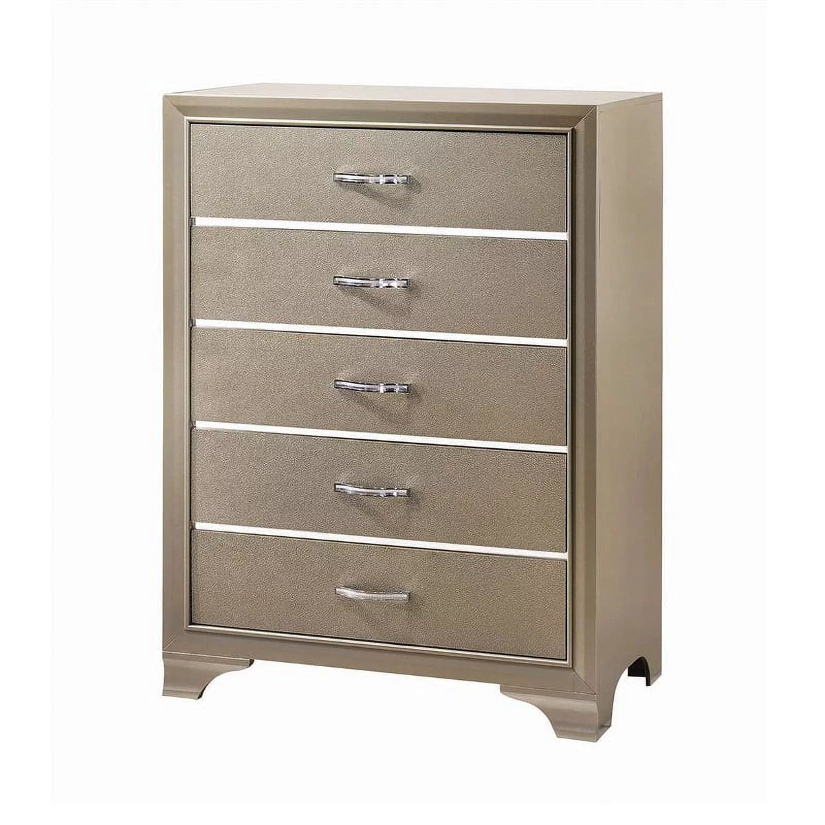Metallic Champagne Bedroom Set I1908