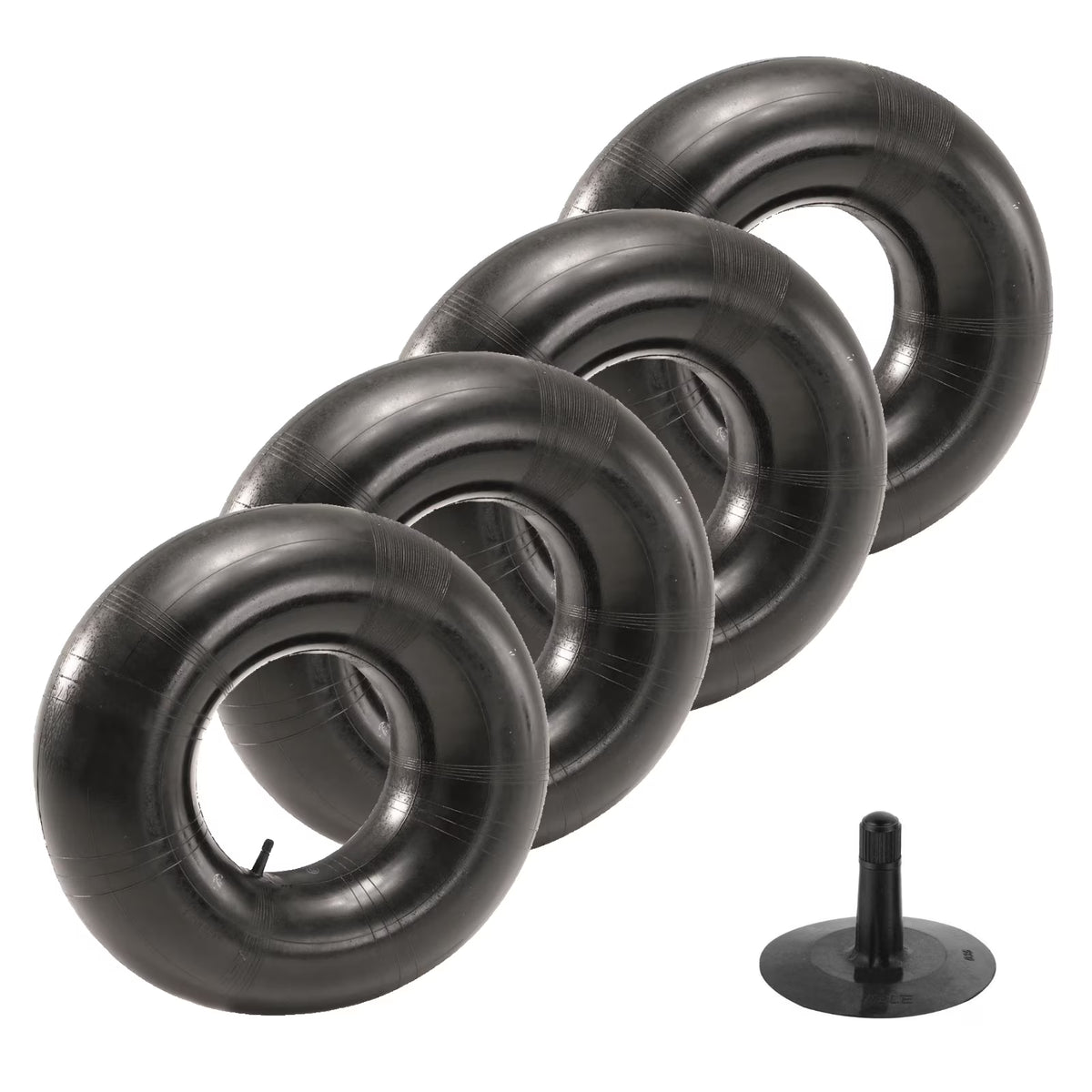 4 Tire Inner Tubes 16x6.50x8 TR13 Straight Valve Stem A1308