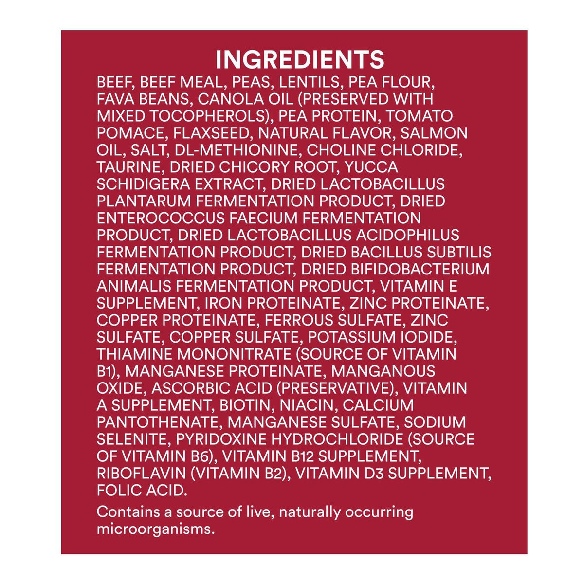 Grain Free Beef & Pea Recipe Small Breed Adult Dry Dog Food C9111