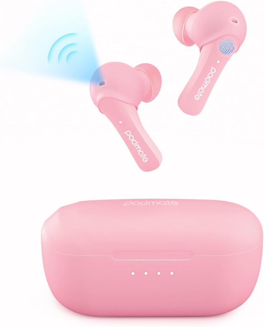 Black Wireless Bluetooth Earbuds with Charging Case A4566
