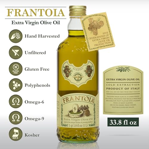 Extra Virgin Olive Oil - Unfiltered, Cold Extracted - 33.8 fl oz - Pack of 1 A3003