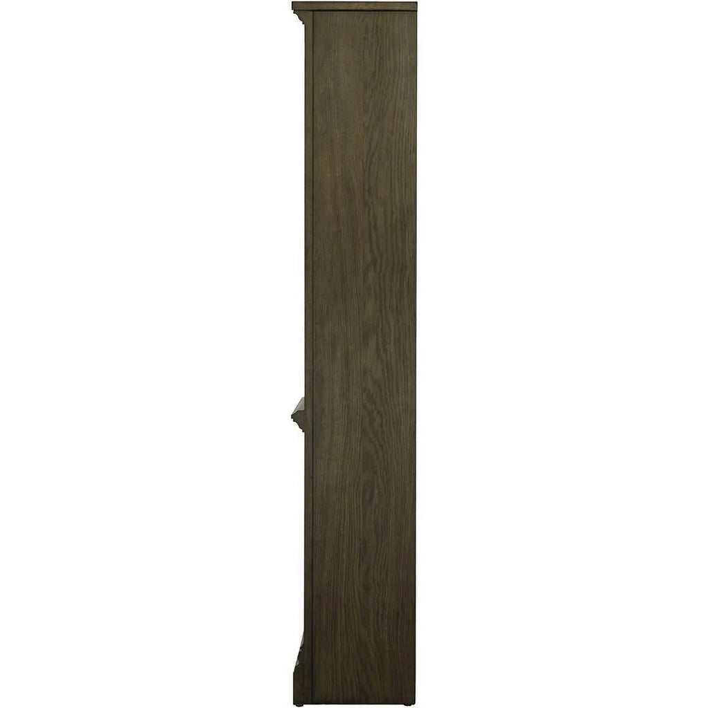 5-shelf Bookcase Burnished Oak R601498