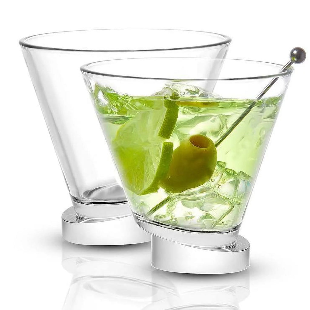 Aqua Vitae Round Martini Glasses Set of 2 T2408