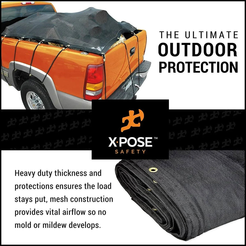 Black Mesh Truck Tarps 12x24 N3349