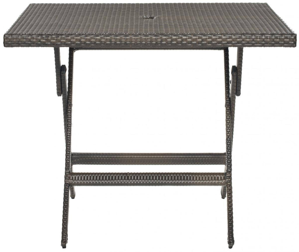 Square Folding Table Brown Q3219
