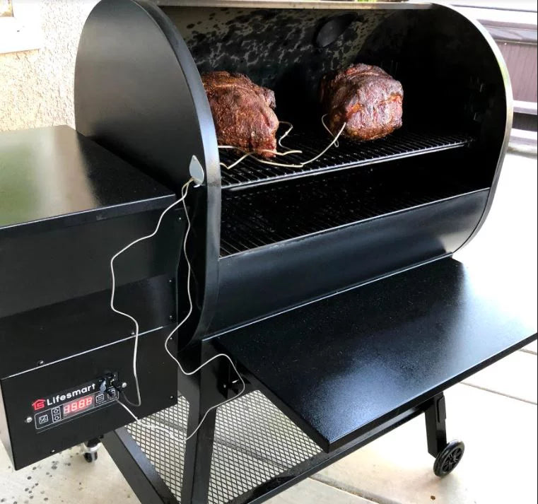 2000 Square Inch Pellet Grill and Smoker with Dual Meat Probes D308037