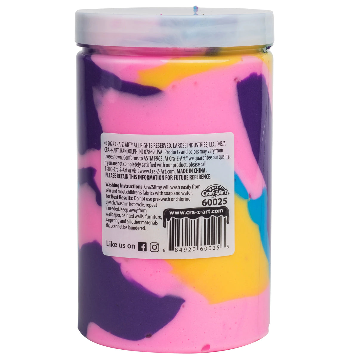 Multicolor Slime Tie Dye Jar I758223