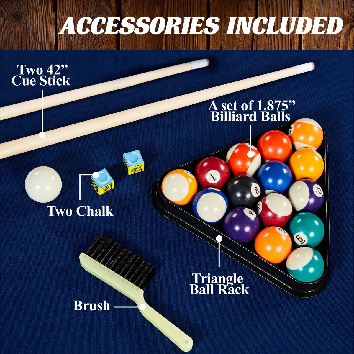60" Pool Table K1672