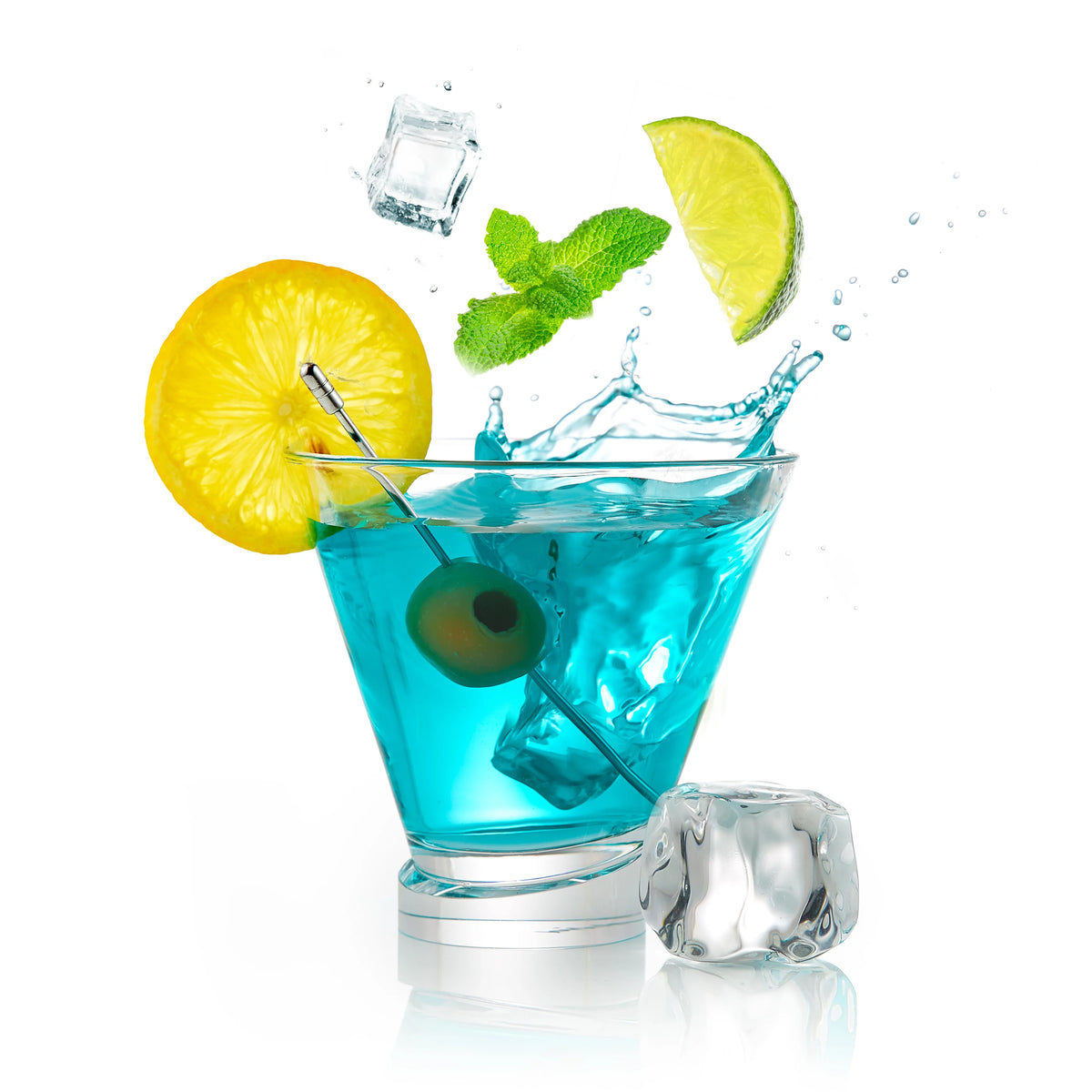 Aqua Vitae Round Martini Glasses Set of 2 T2408