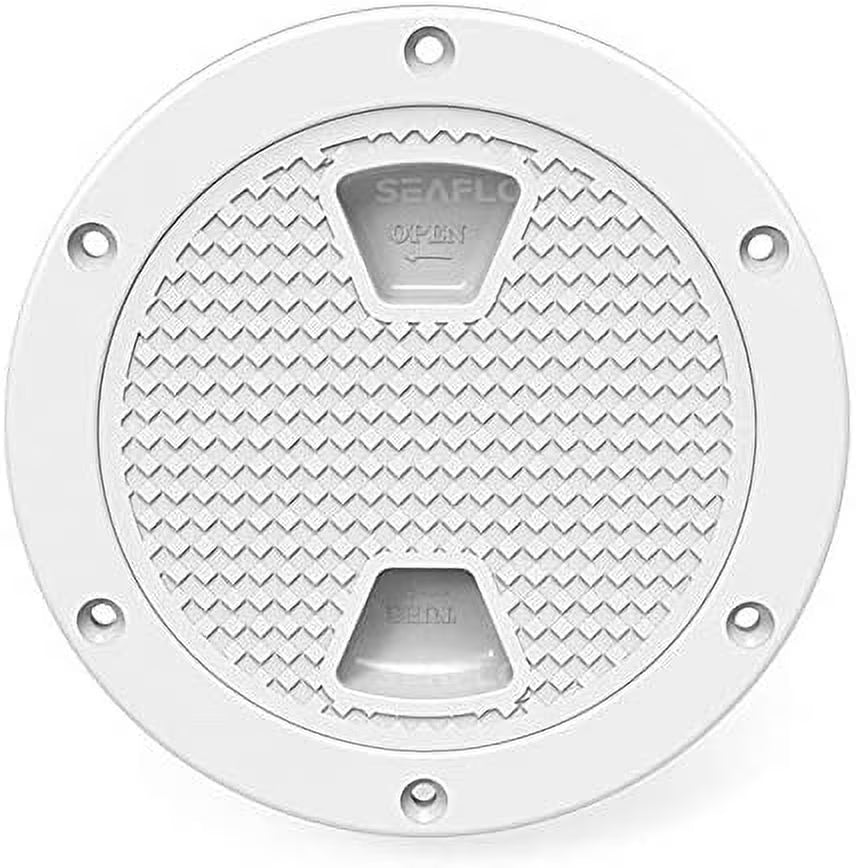 White Circular Non Slip Inspection Hatch D9693