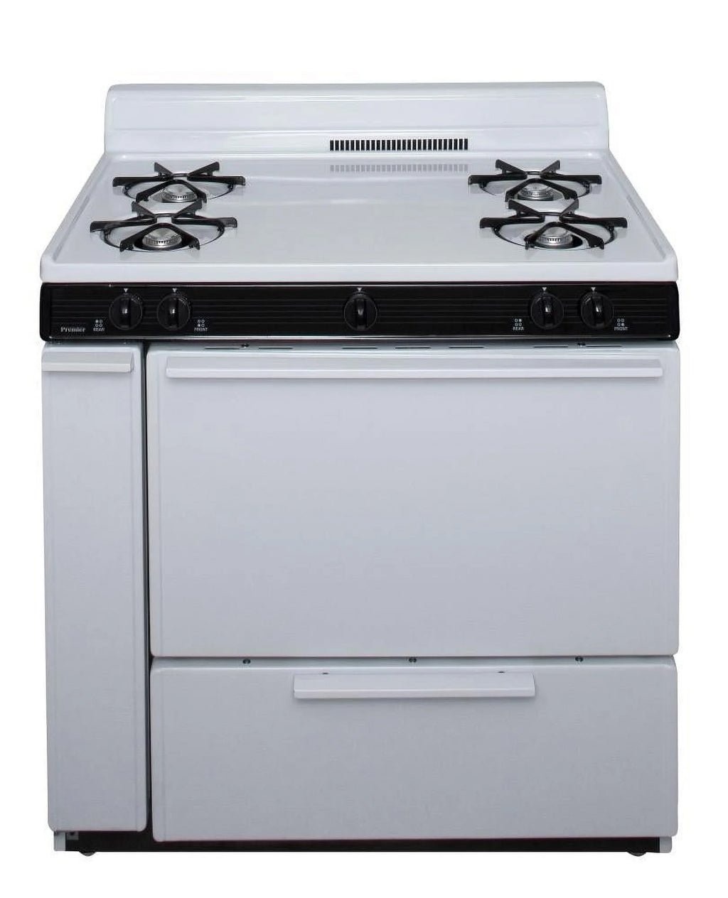 White Free Standing Gas Range A8138