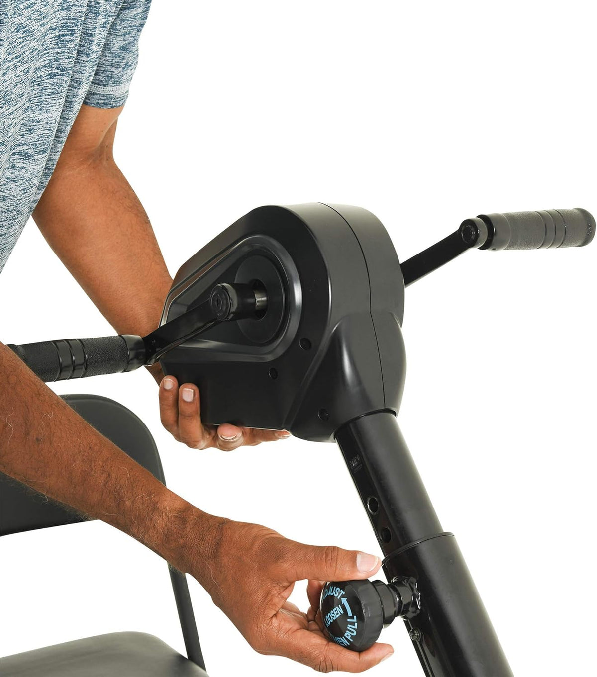Motorized Dual Hand and Foot Recovery Exerciser, Black/Grey V2042
