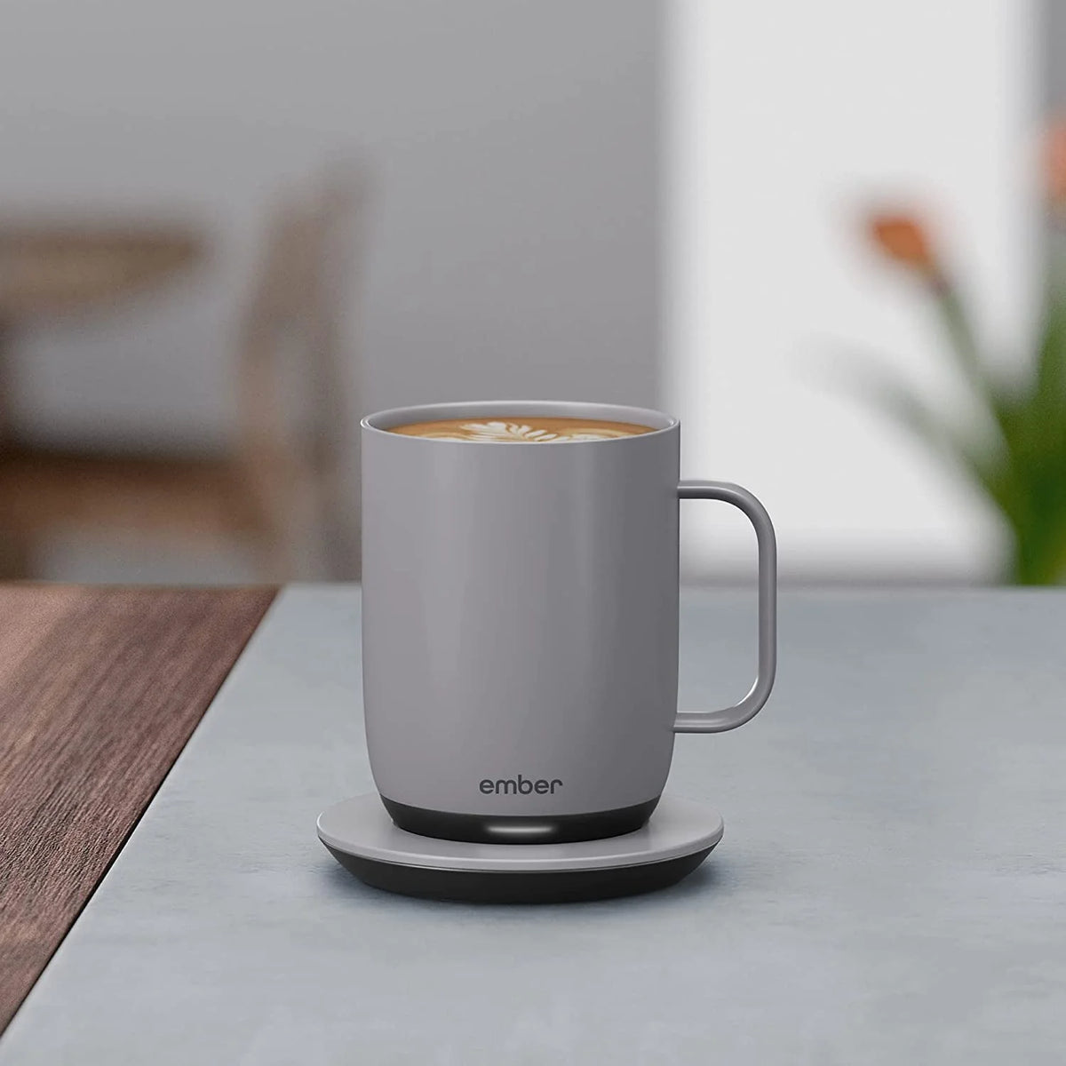 14 oz Grey App Controlled Heated Coffee Mug Q38531