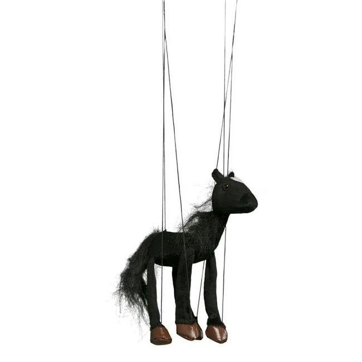 16 In. Black Baby Horse Marionette Puppet J6536