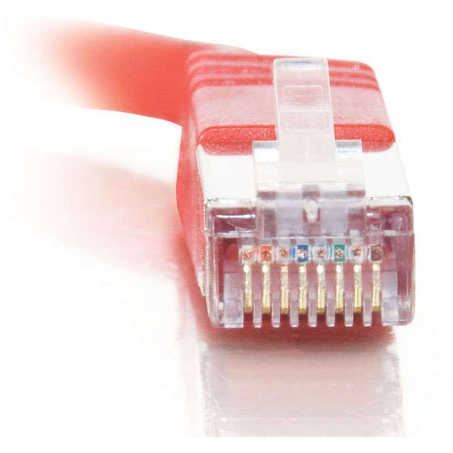 150ft Cat5e Molded Shielded STP Network Patch Cable Red E300791