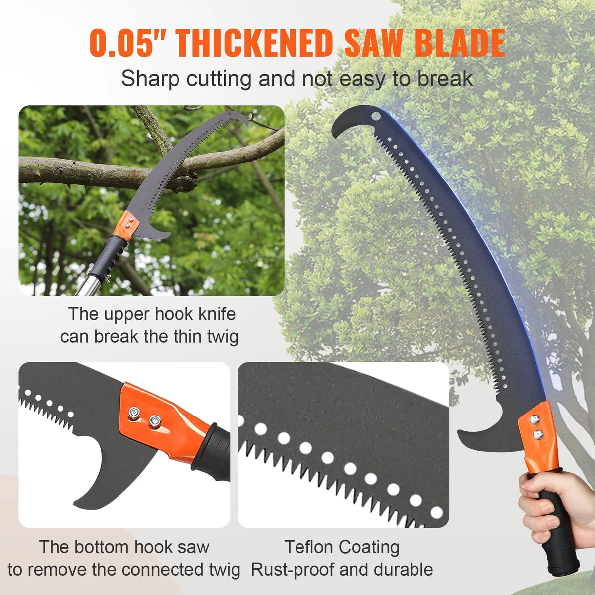 Extendable Fiberglass Pole Saw X1196