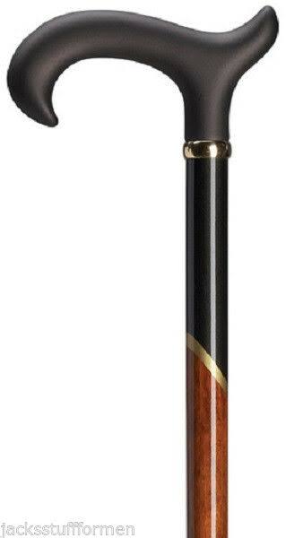 Soft Touch Cane Cherry Metallic Gold Brown Handle H9475