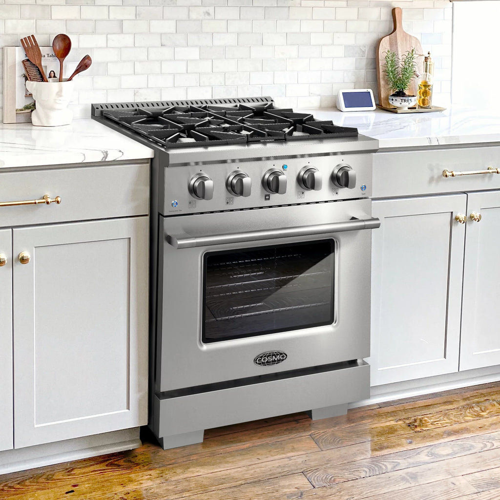 Stainless Steel Gas Range with 4 Burners T4995