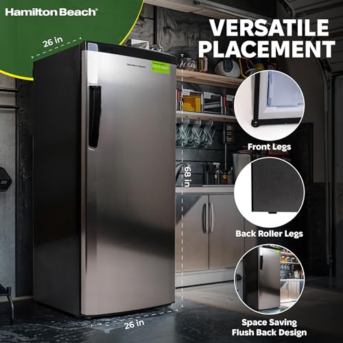 Stainless Steel Upright Freezer, 11 cu. ft. L407325