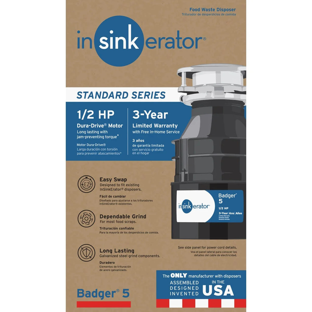 1/2 HP Continuous Feed Garbage Disposal P1957