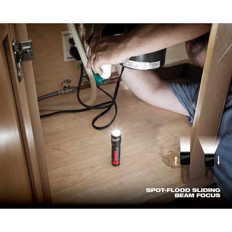 LED Aluminum Flashlight with Holster A841
