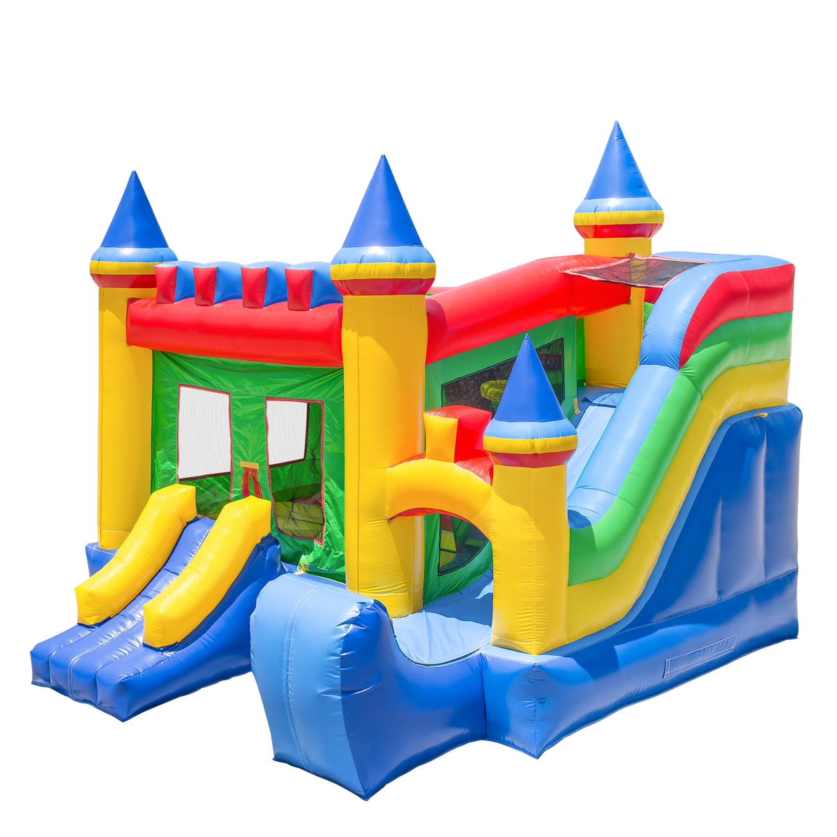 Inflatable Bounce House Castle with Jumper Slide N45326