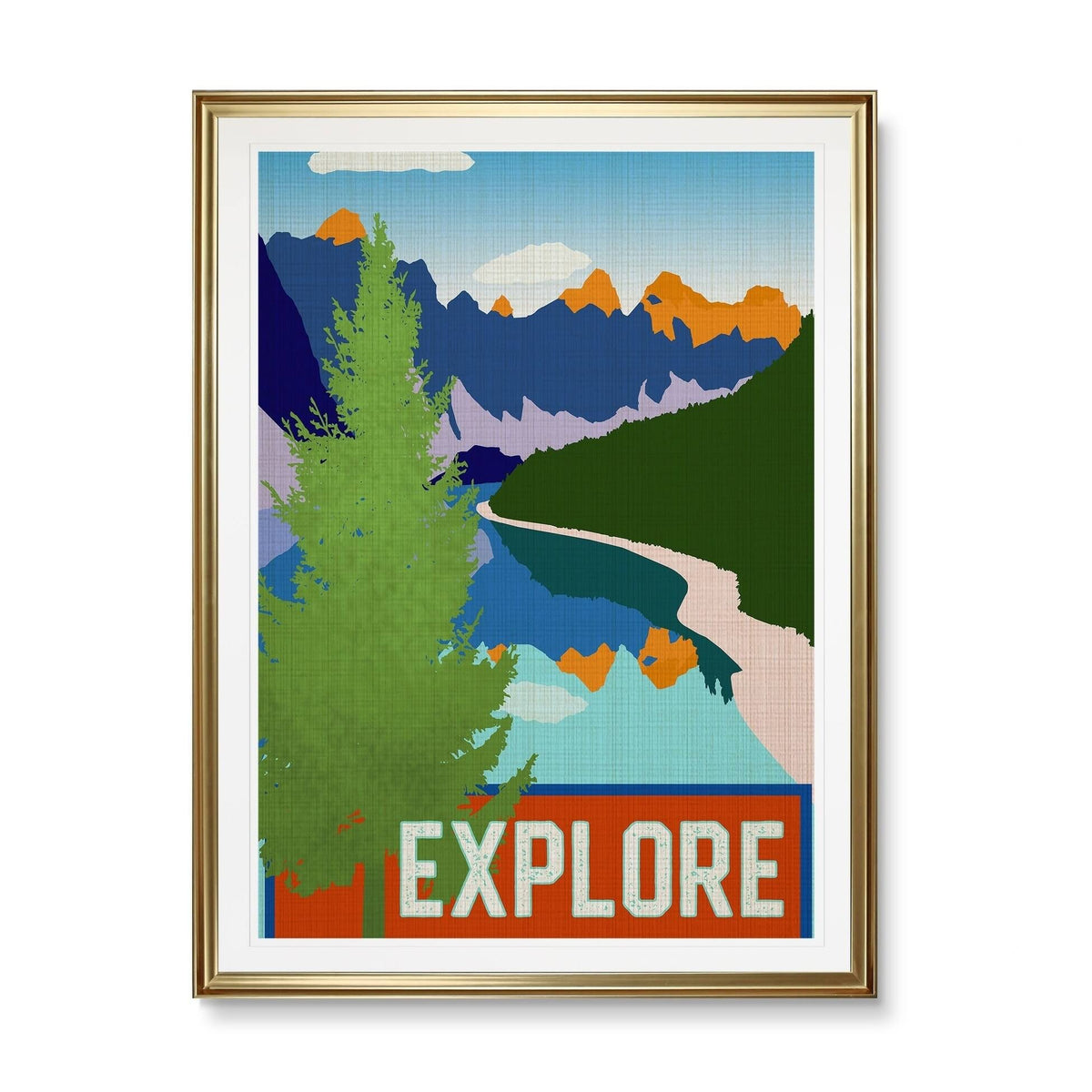 Framed Giclee Print E1330