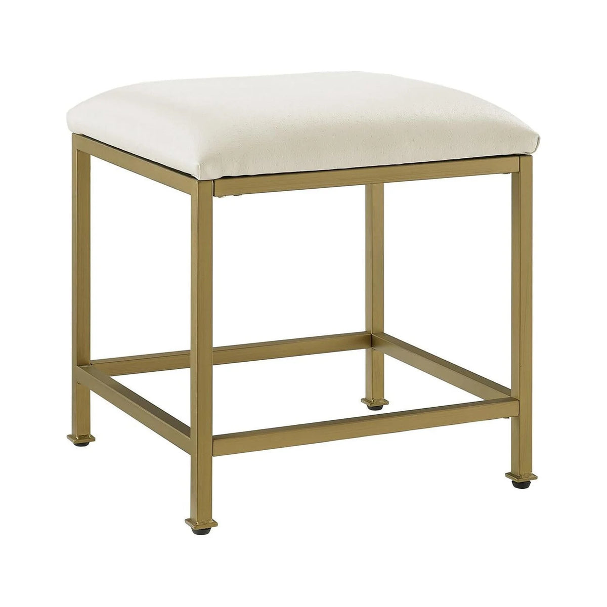 Soft Gold Vanity Stool A157