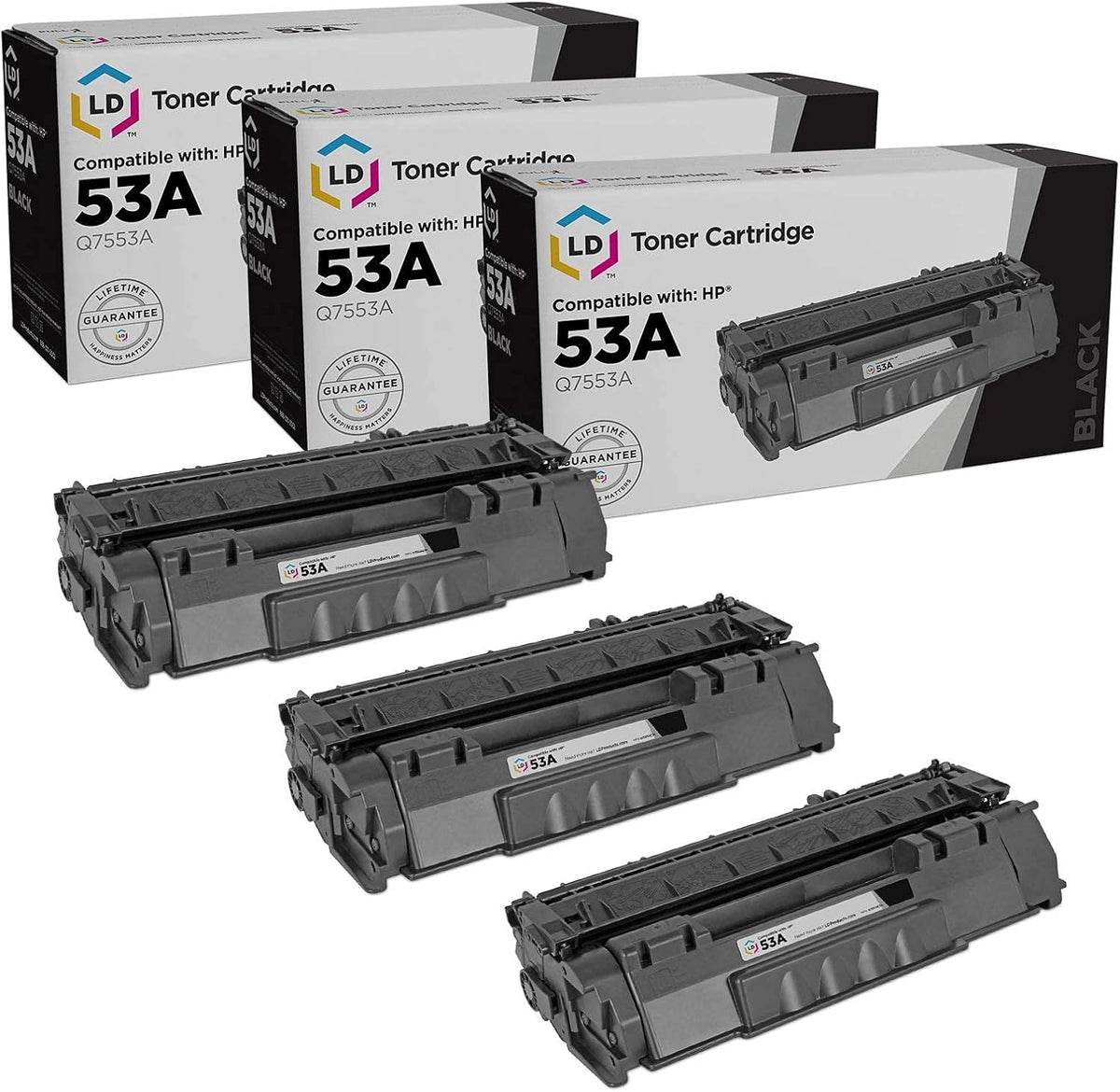 Black 3-Pack Toner Cartridge C57651