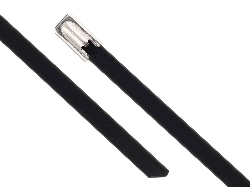 27 inch Plastic Coated Stainless Steel Cable Tie - 100 Pack R51305