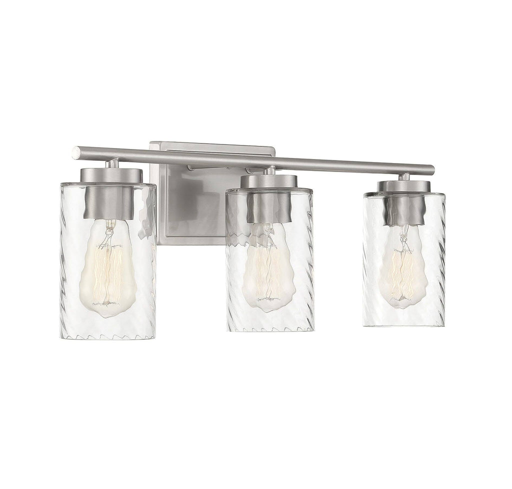 3 Light Brushed Nickel Bath Q325