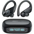 Wireless Earbuds Bluetooth Headphones with Earhooks ENC Mics Black N74796