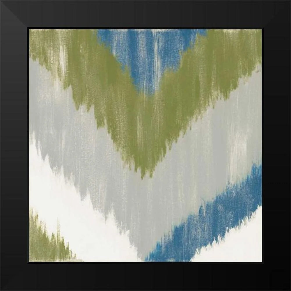 Black Modern Framed 12x12 Art Print D7221