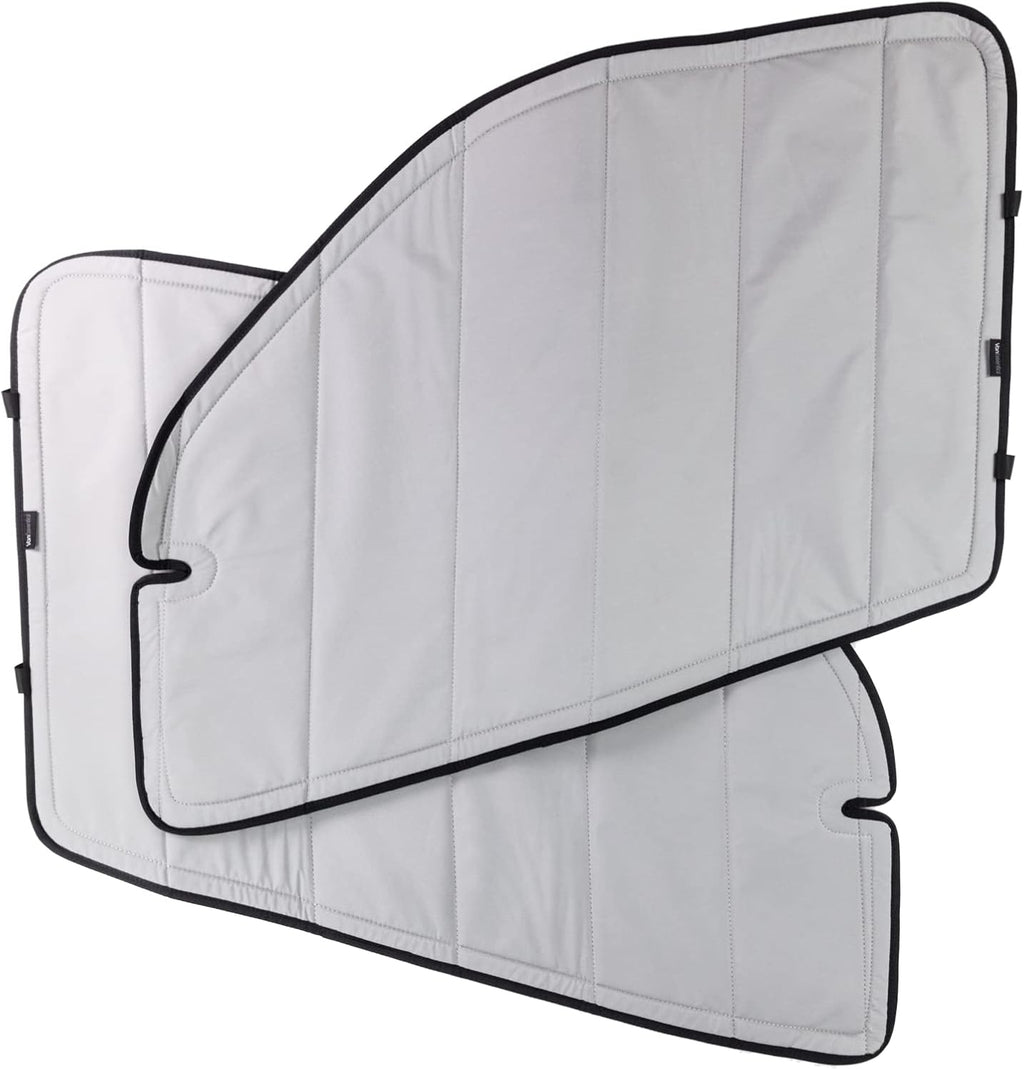 Charcoal Gray Insulated Blackout Front Door Covers (Pair) F281528
